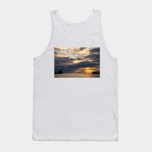 Between the Piers at Sunrise Tank Top